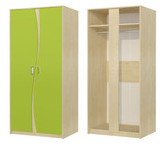 Шкаф для одежды МН-211-16 (85х183х62) Комби