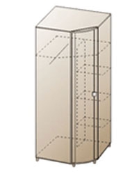 ШК-304 Шкаф для одежды и белья ШхВхГ (мм):	891х2172х891 (боковины 620) ― Мебель в Краснодаре