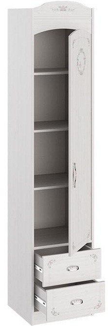 Шкаф комбинированный для белья Ариэль ТД-280.07.21  (Ш×Г×В): 470×434×2161 ― Мебель в Краснодаре