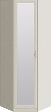 Шкаф угловой с зеркальной дверью «Лючия» СМ-235.23.02 (Ш×Г×В): 740×740×2161