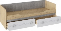 Кровать с 2 ящиками «Мегаполис» ТД-315.12.01  Размеры (Ш×Г×В): 2036×839×667 ― Мебель в Краснодаре