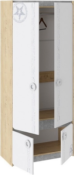 Шкаф для одежды «Мегаполис» ТД-315.07.22  (Ш×Г×В): 898×434×2111 ― Мебель в Краснодаре
