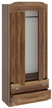 Шкаф комбинированный для одежды «Навигатор» ТД-250.07.22 (Д×Г×В): 902×434×2161