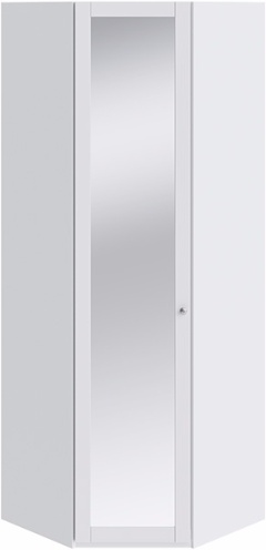 Шкаф угловой с 1-ой дверью с зеркалом «Ривьера» СМ 241.23.003 (Ш×Г×В): 764×764×2111 ― Мебель в Краснодаре