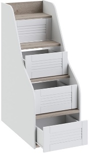 Лестница приставная для двухъярусной кровати «Ривьера» ТД-241.11.12 (Ш×Г×В): 482×839×1213