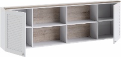 Шкаф настенный «Ривьера» ТД-241.12.21 (Ш×Г×В): 2044×317×645 ― Мебель в Краснодаре