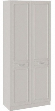 Шкаф для одежды с 2 глухими дверями Сабрина СМ-307.07.220  Кашемир (Ш×Г×В): 897×457×2171