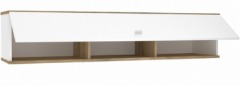 Шкаф навесной ЛД 659.140.000 Фиджи Белый Экспо  Ш 1402 мм В 298 мм Г 350 мм ― Мебель в Краснодаре