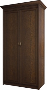 Флоренция 661 шкаф для одежды 2-дверный Дуб Оксфорд (ШхВхГ): 1250x2316x595