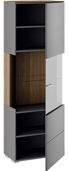 Шкаф для посуды Харрис ТД-302.07.27  (Ш×Г×В): 562×342×1654 ― Мебель в Краснодаре