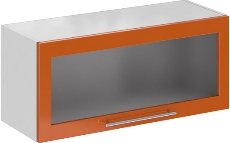 Кухня Олива ШВГС 800 Шкаф верхний горизонтальный Оранж ― Мебель в Краснодаре
