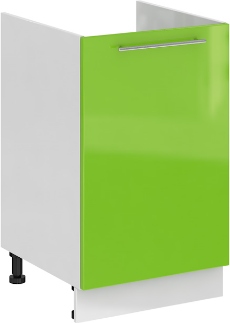 Кухня Олива ШНМ 500 Шкаф нижний мойка Зелёный ― Мебель в Краснодаре