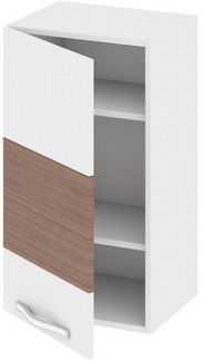 Шкаф верхний (левый) (Оливия (Темная)) В_72-40_1ДР(А) Размеры (Ш×Г×В): 400×323×720 ― Мебель в Краснодаре