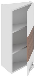 Шкаф верхний торцевой (правый) (Оливия (Темная)) ВТ_72-40(45)_1ДР(Б) Размеры (Ш×Г×В): 400×323×720 ― Мебель в Краснодаре