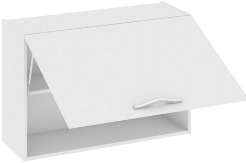 Шкаф верхний (Оливия (Белый универс.)) В_60-90_1ДО Размеры (Ш×Г×В): 900×323×600 ― Мебель в Краснодаре