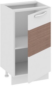 Шкаф нижний нестандартный (правый) (Оливия (Темная)) Нн_72-45_1ДР(А) Размеры (Ш×Г×В): 450×432×822