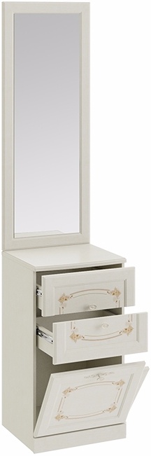Открытая секция с зеркалом «Лючия» ТД-235.08.02 (Ш×Г×В): 492×429×2161 ― Мебель в Краснодаре