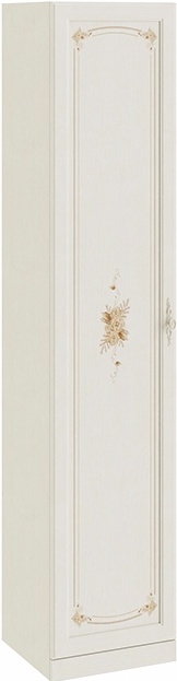 Шкаф для белья с 1-ой дверью «Лючия» СМ-235.21.01 (Ш×Г×В): 447×429×2161 ― Мебель в Краснодаре