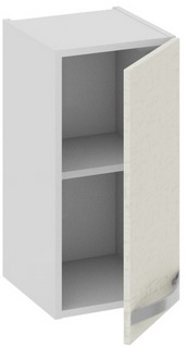 Шкаф верхний (Синга (Крем)) В_60-30_1ДР Размеры (Ш×Г×В): 300×323×600 ― Мебель в Краснодаре