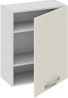 Шкаф верхний (Синга (Крем)) В_72-60_1ДР Размеры (Ш×Г×В): 600×323×720 ― Мебель в Краснодаре