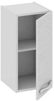 Шкаф верхний (СКАЙЛАЙН (Белый)) В_60-30_1ДР Размеры (Ш×Г×В): 300×323×600 ― Мебель в Краснодаре