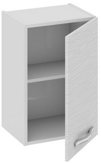 Шкаф верхний (СКАЙЛАЙН (Белый)) В_60-40_1ДР Размеры (Ш×Г×В): 400×323×600 ― Мебель в Краснодаре