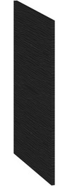 Панель боковая декоративная (Нижняя) ПБд-Н_72 СКАЙЛАЙН (Черный) Размеры (Г×В): 564×722