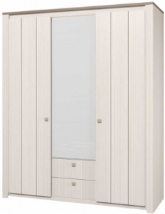 Шкаф для одежды ИД 01.363 Элен  В:2066 Ш:1700 Г:616 ― Мебель в Краснодаре