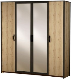 Гранж №886 Шкаф 4-дверный 2077х2186х520 мм ― Мебель в Краснодаре