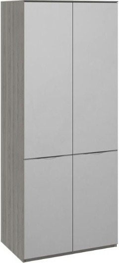 Шкаф для одежды с 2 зеркальными дверями Либерти СМ-297.07.022  (Ш×Г×В): 900×600×2188 ― Мебель в Краснодаре