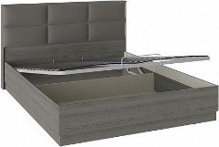 Кровать с подъемным механизмом и мягким изголовьем Либерти СМ-297.01.002  (Д×Ш×В): 2154×1674×1020 ― Мебель в Краснодаре