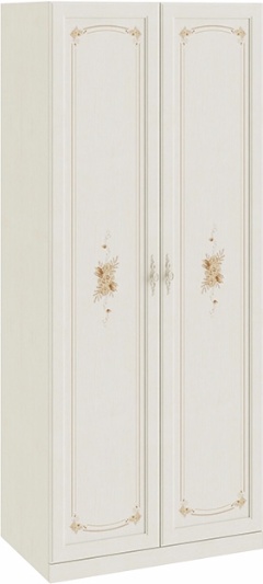 Шкаф для одежды с 2-мя дверями «Лючия» СМ-235.07.03 (Ш×Г×В): 895×583×2161 ― Мебель в Краснодаре