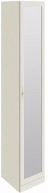 Шкаф торцевой с 1-ой зеркальной дверью «Лючия СМ-235.07.09 (Ш×Г×В): 428×580×2161