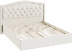Двуспальная кровать с мягкой спинкой «Адель» СМ-300.01.11(1) (Ш×Г×В): 1832×2100×1150