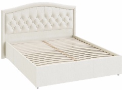 Двуспальная мягкая кровать с подъемным механизмом «Адель» СМ-300.01.11(5) (Ш×Г×В): 1832×2100×1150 ― Мебель в Краснодаре