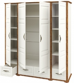 Шкаф для одежды МН-126-04 Ш х В х Г: 204 х 220 х 66 см ― Мебель в Краснодаре