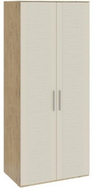 Шкаф для одежды с 2-мя дверями Николь СМ-295.07.003 Фон Бежевый (Ш×Г×В): 897×602×2121