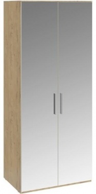 Шкаф для одежды с 2-мя зеркальными дверями Николь СМ-295.07.004  Размеры (Ш×Г×В): 897×602×2121