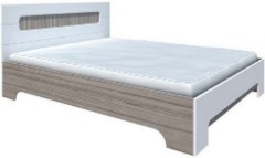 Кровать «Палермо» 1400 + основание Ясень Шимо Ш × В × Г 1460х900х2060 мм