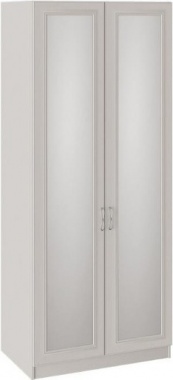 Шкаф для одежды с 2 зеркальными дверями Сабрина СМ-307.07.022  Кашемир (Ш×Г×В): 897×587×2171