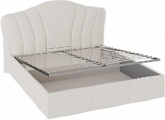 Кровать с мягким изголовьем и подъемным механизмом Сабрина (1600) ТД-307.01.02  Ткань Кашемир (Д×Ш×В): 2120×1920×1130