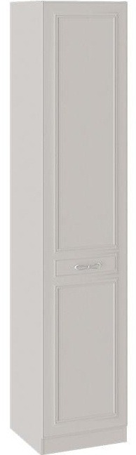 Шкаф для белья с 1 глухой дверью левый Сабрина СМ-307.07.010L  Кашемир (Ш×Г×В): 449×587×2171 ― Мебель в Краснодаре