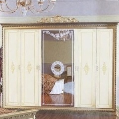 Версаль СВ-02 Шкаф 6-ти дверный без короны (ШхГхВ): 2830х695х2340   ― Мебель в Краснодаре