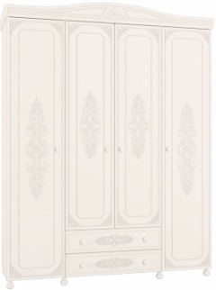 Ассоль. Шкаф комбинированный АС-28 Белое Дерево Ш1732хГ566хВ2230  ― Мебель в Краснодаре