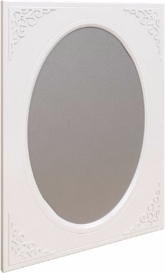 Ассоль. Зеркало АС-07 Белое Дерево Ш800хГ32хВ1100 ― Мебель в Краснодаре