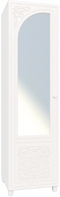 Шкаф-пенал с зеркалом Соня Премиум СО-13К левый Ясень Патина Ш550хГ516хВ2005 ― Мебель в Краснодаре