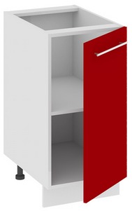 Шкаф нижний (АССОРТИ (Вишня)) Н_72-40_1ДР Размеры (Ш×Г×В): 400×582×822