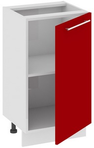 Шкаф нижний нестандартный (АССОРТИ (Вишня)) Нн_72-45_1ДР Размеры (Ш×Г×В): 450×432×822 ― Мебель в Краснодаре