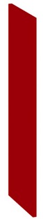 Панель боковая декоративная (Верхняя) ПБд-В_72 АССОРТИ (Вишня) Размеры (Г×В): 305×720