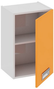 Шкаф верхний (правый) (БЬЮТИ (Оранж)) В_60-40_1ДР(Б) Размеры (Ш×Г×В): 400×323×600 ― Мебель в Краснодаре